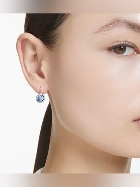 Swarovski Bella Mini Blue Crystal Earrings